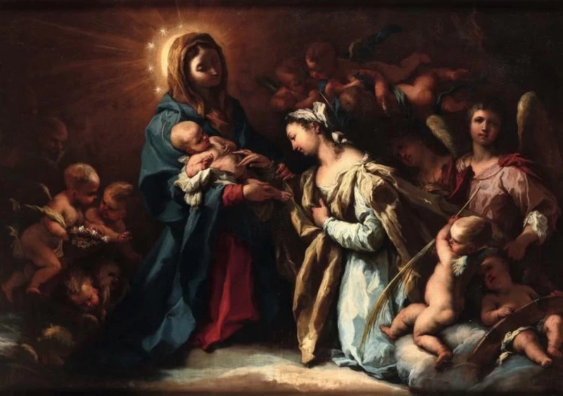 Madonna con Bambino e Santa Caterina da Alessandria